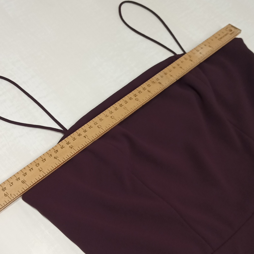 S.L.fashions Dress women's size 14|purple /plum tier ruffle Dress EUC. - Picture 10 of 13